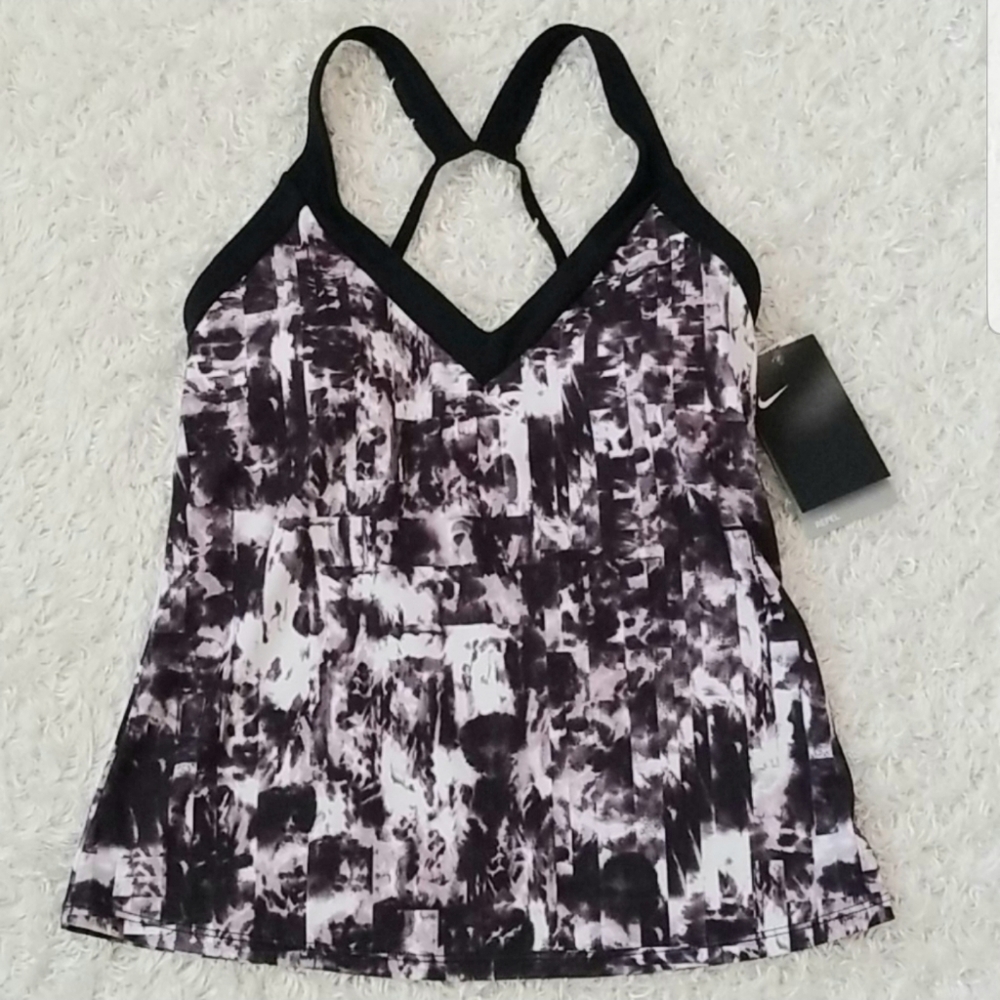 Nike V Neck Swim Top